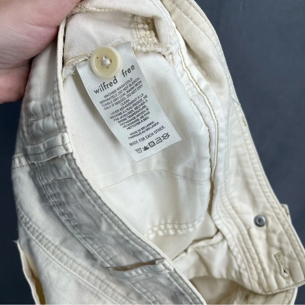 Aritzia Wilfred Lightweight Barrel Jogger Linen Blend Pants
